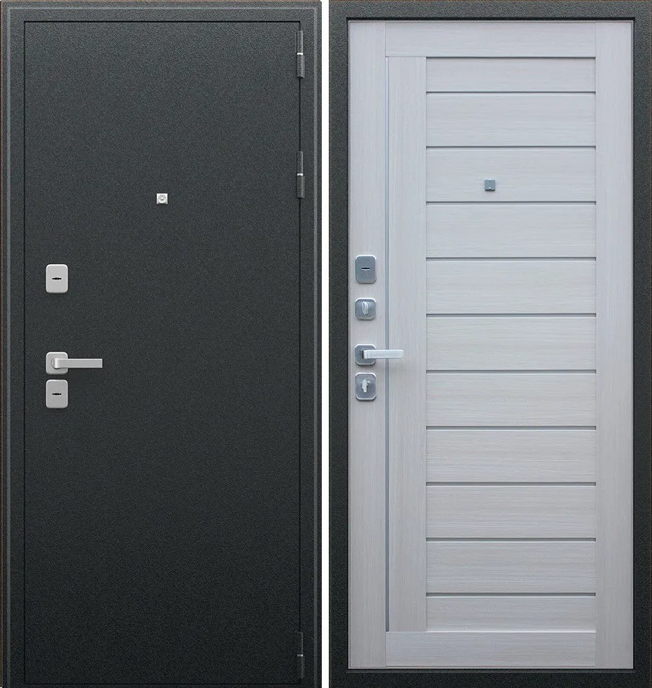 Фото Дверь Соло белая лиственница DIS001915